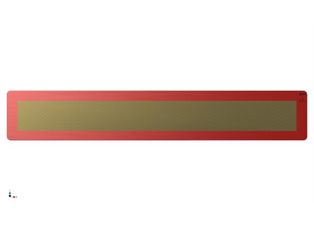 Refleksett 1 Stk 197x1130 aluminium VBG 