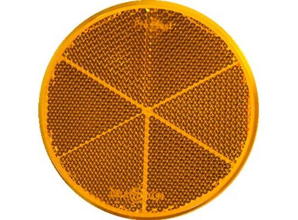Reflex Reflector 80mm with adhesive pad 