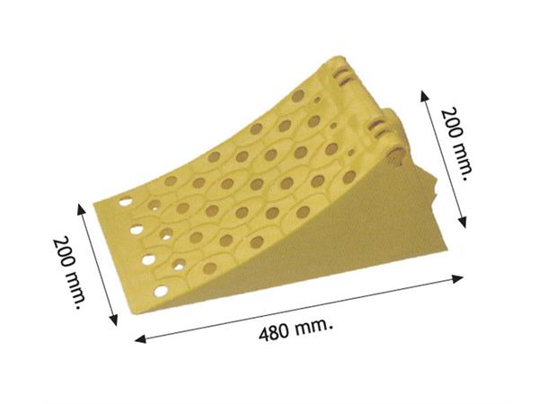 Stoppekloss plast 490X234X200mm 