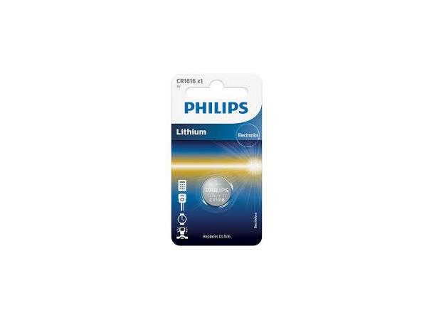Batteri Litium 3.0V CR1616 Philips 