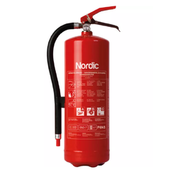 Brannslukker 6kg P6NS, 43A233B C m,feste Nordic