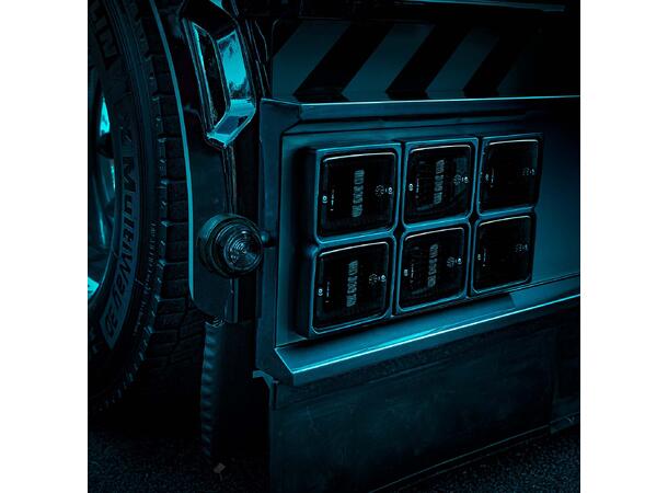 DARK KNIGHT VIKING SIDE/POS.LYS RØD LED 