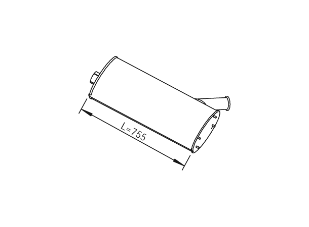 End Silencer IVECO 