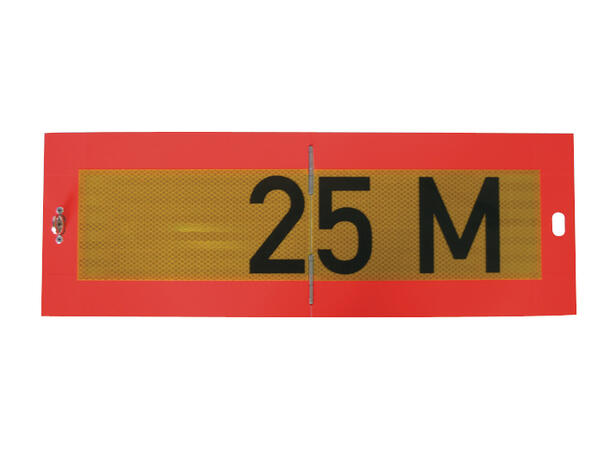 Skilt 25m Foldbart 565x195mm Europart 