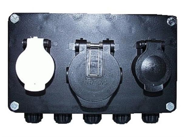 3-Socket Junction Box 