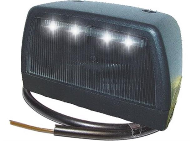 Black Housing for LED Registration Plate 