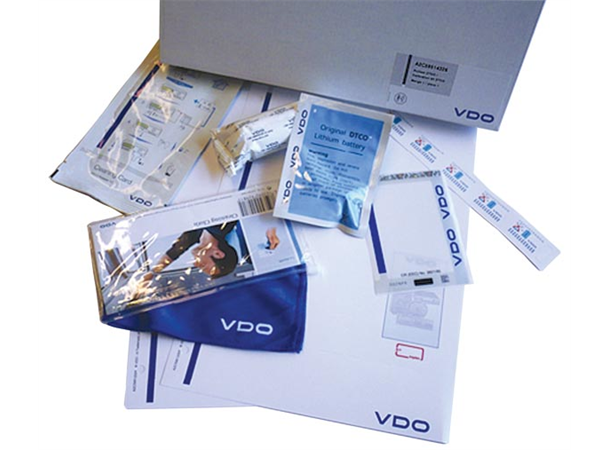 Fartskriversett (ink.batteri) VDO 