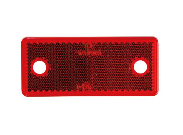 Strands Reflex röd rektangulär 96x42mm Strands 