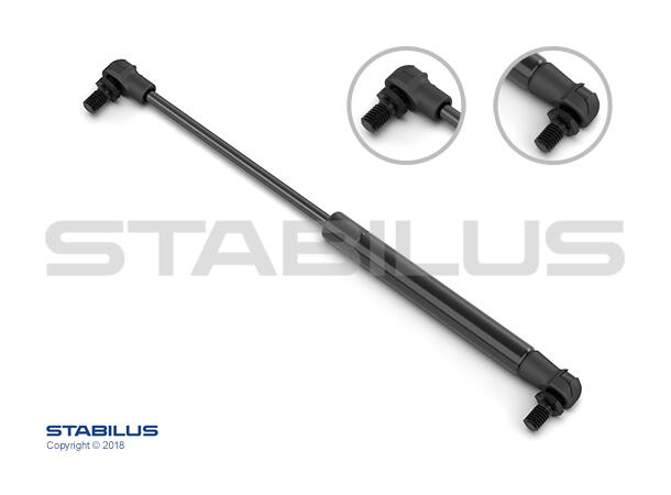 Gassdemper 100N -Lengde 235,5mm Stabilus 