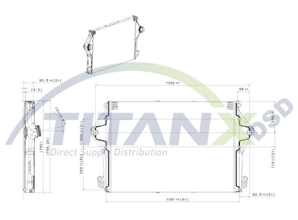 Intercooler Scania TitanX 