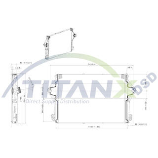 Intercooler Scania TitanX