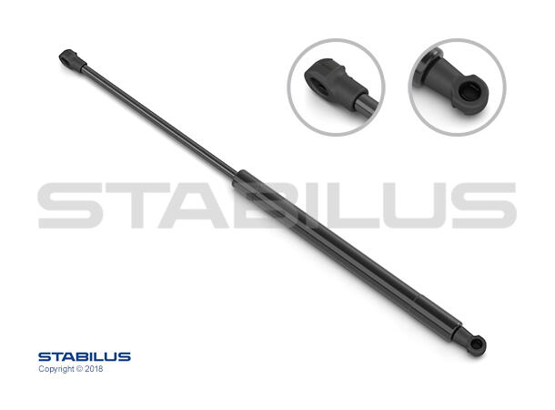 Gassdemper Man 50N -Lengde 474mm Stabilus 