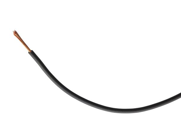 Kabel 1-leder svart 1.5mm² Hella (50M pris pr. meter) 