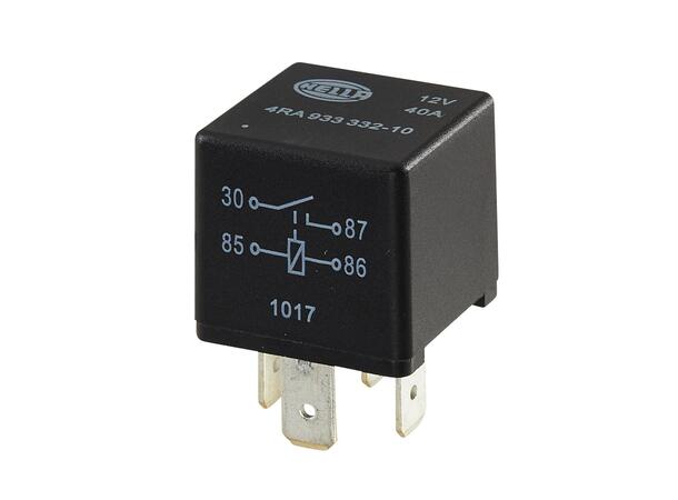 Rele normalt åpen 12V 40A Hella 