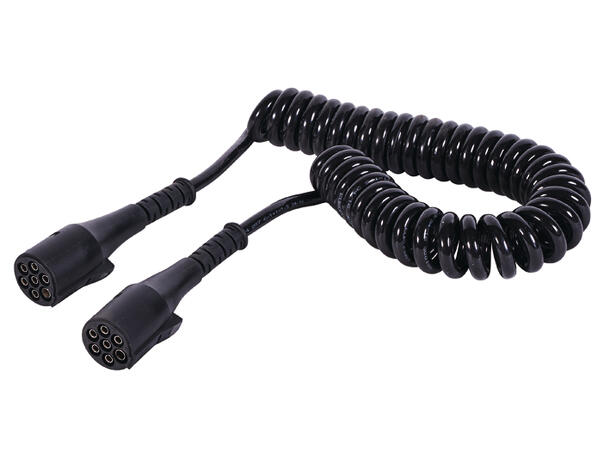 Spiralkabel 24V - 7-pol - 4m Europart 