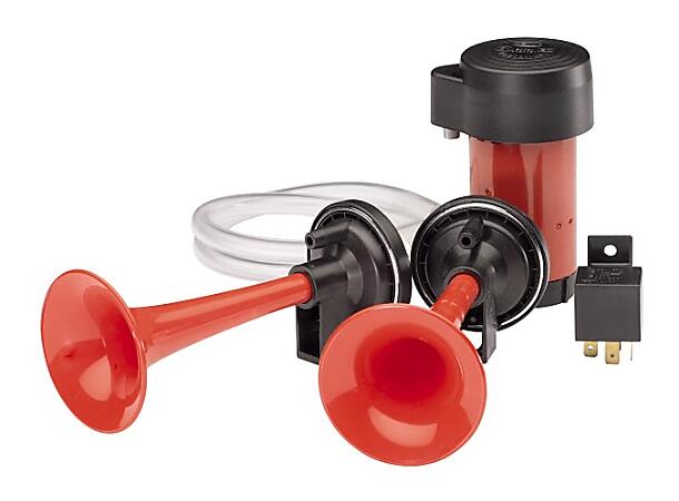 TRUMPET HORN TWIN-TONE 780/840Hz 12  3PB Hella 