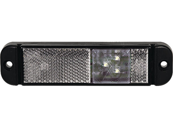 Markeringslys  3xLed  9-33V - hvit Dasteri 