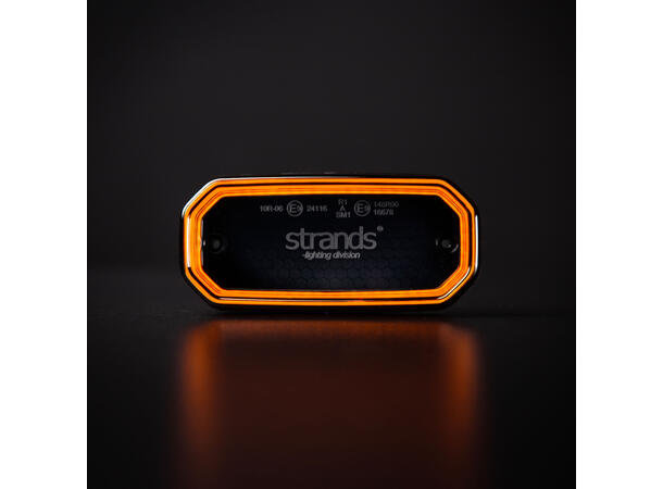 Markeringslys Orange, mørk linse FOR9T Strands Lighting division 