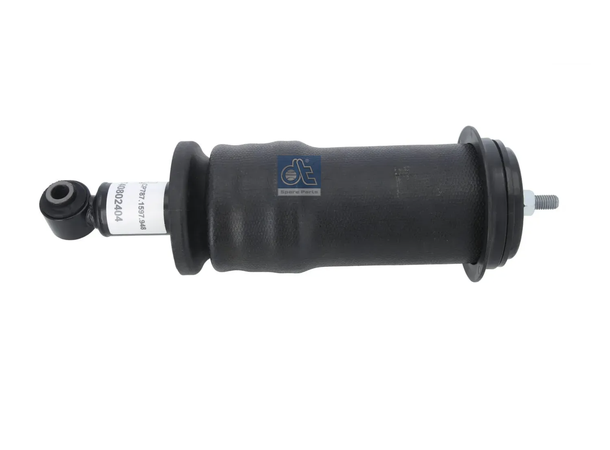 Cabin shock absorber with air bellow 