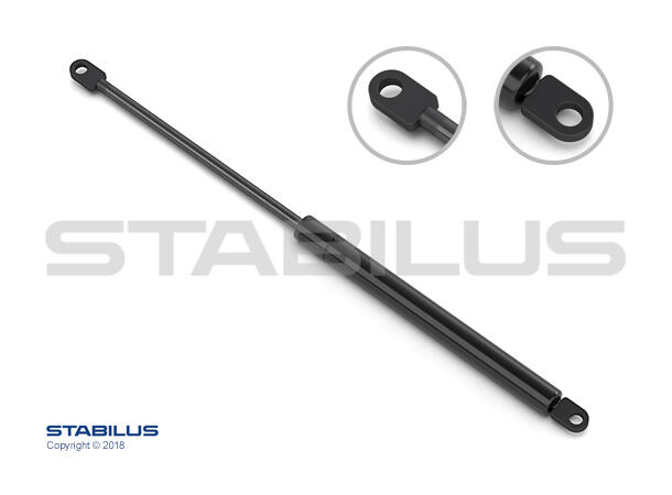 Gasdemper  400N -Lengde 145,5mm Stabilus 
