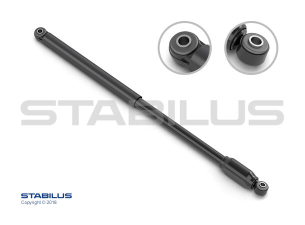 Styredemper BPW LL L=632,5mm Stabilus 