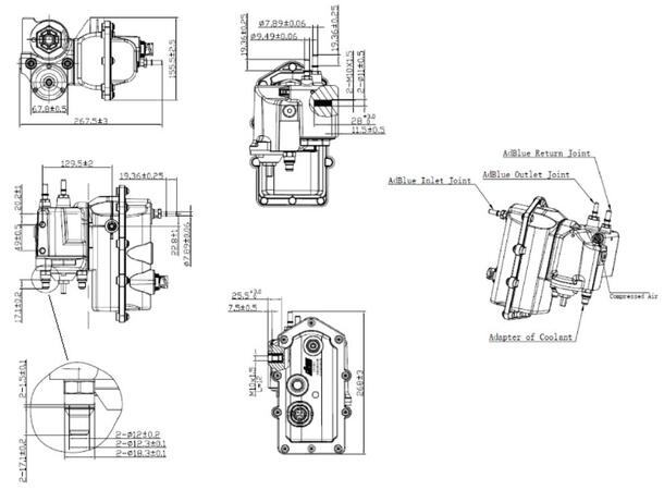 AdBlue Doser for Mercedes DINEX 