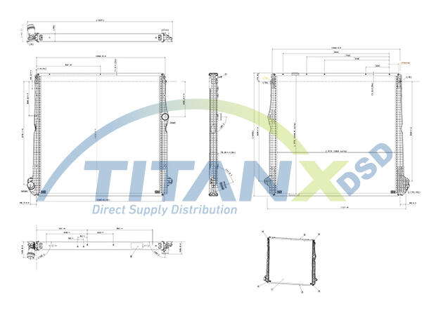 Radiator Scania R 16- TitanX 