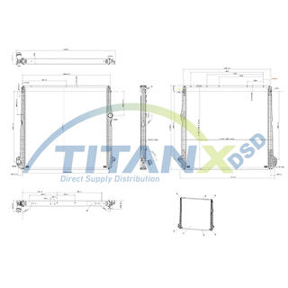 Radiator Scania R 16- TitanX