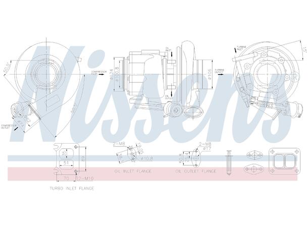 Turbo VOLVO FH 13- Nissens 