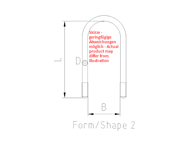 U-Bolt 100x24x292 F.2 BPW Schomäcker 
