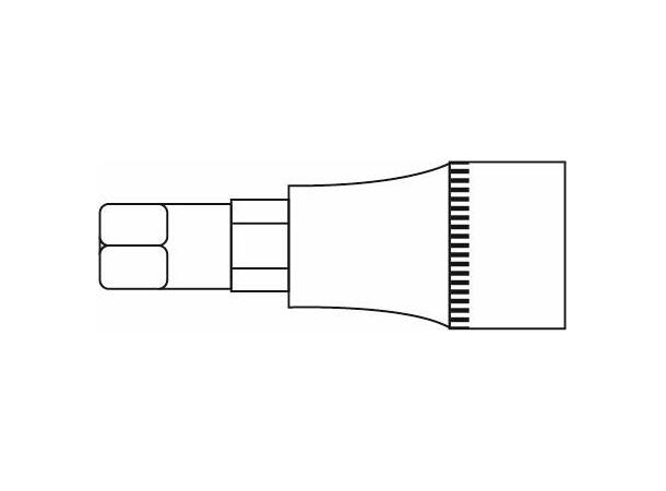 1/2" D. HEX SOCKET BIT 14mm L.55mm Clas 