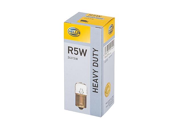 Pære 24V 5W R5W 2-P Hella 