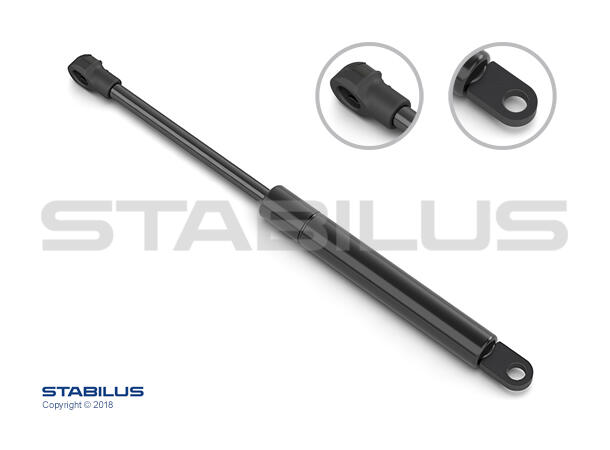 Gassdemper Man 50N -Lengde 484mm Stabilus 