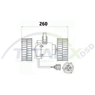 Viftemotor Scania TitanX