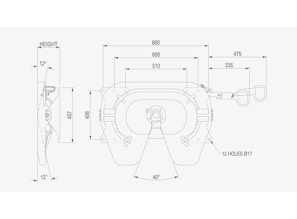 Svingskive Fontaine 170CI 148mm Fontaine 