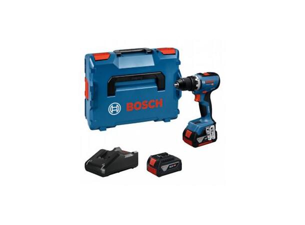 Verktøysett GSR 18V-65 + 2 x 5,0 Ah Bosch Power Tools 