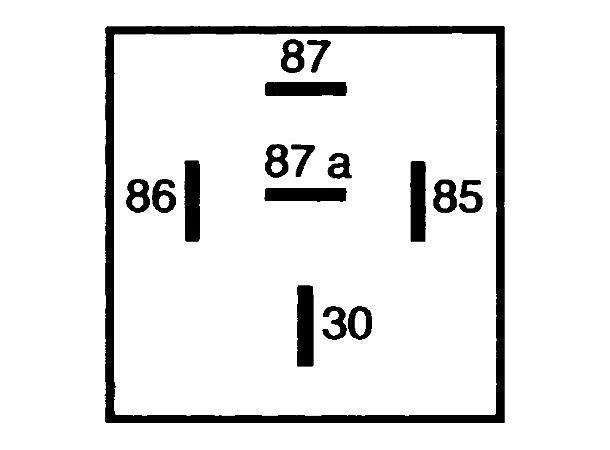 Vekselrele, 24V 10/20A Hella 