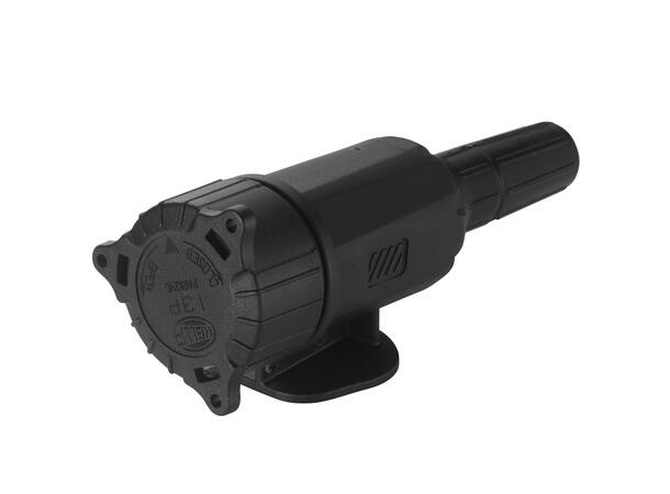 13-polet plaststøpsel med skrukontakt Hella 