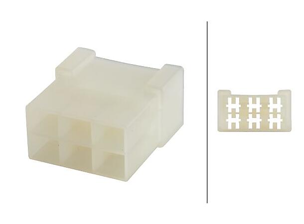 1Kontaktstykke , 6-polet Hella 