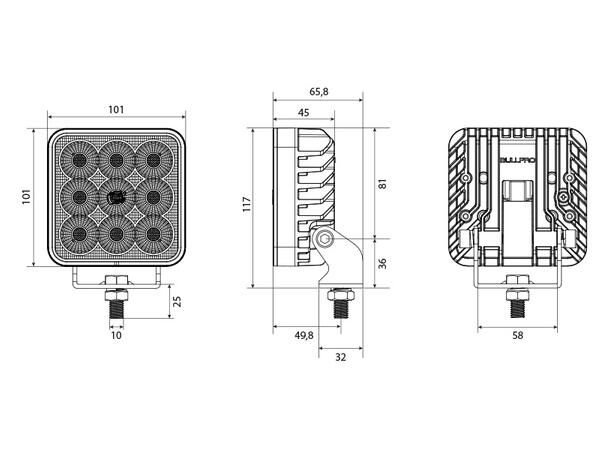 Arbeidslys Bullpro Spectrum Bullpro 