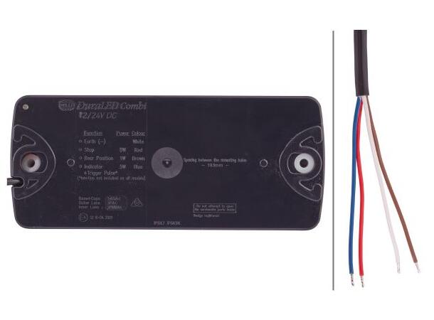 LED Bak/brems/blinklykt DuraLed 12-24v L Hella 