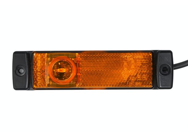 LED Sidemarkeringslykt 24V 1Led Gul Hella 
