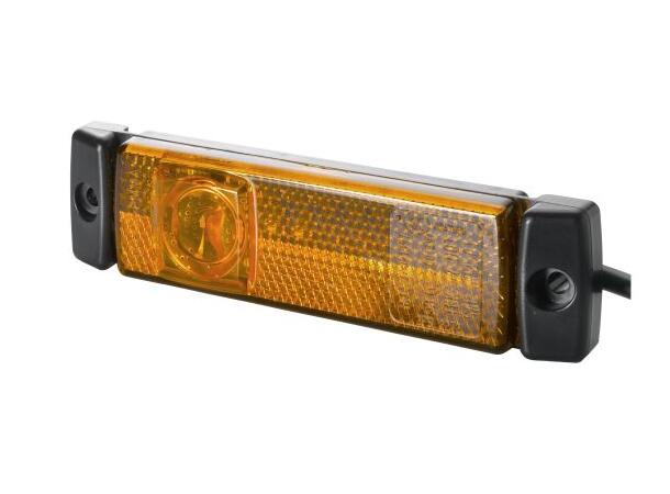 LED Sidemarkeringslykt 24V 1Led Gul Hella 