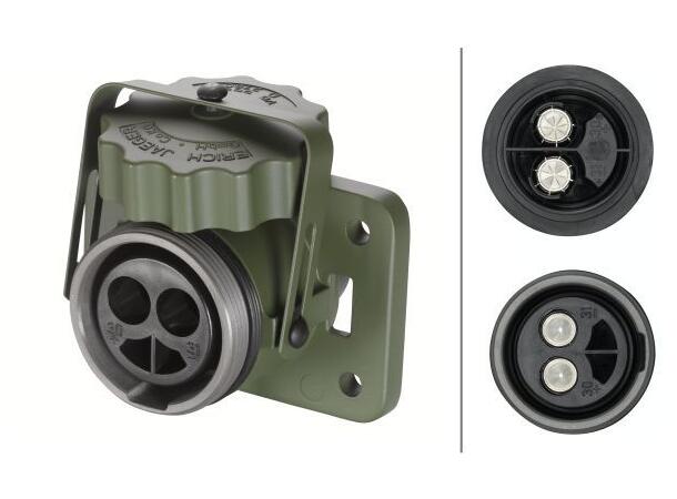 Natokontakt 2-pol  m/skrulokk 35mm² Hella 