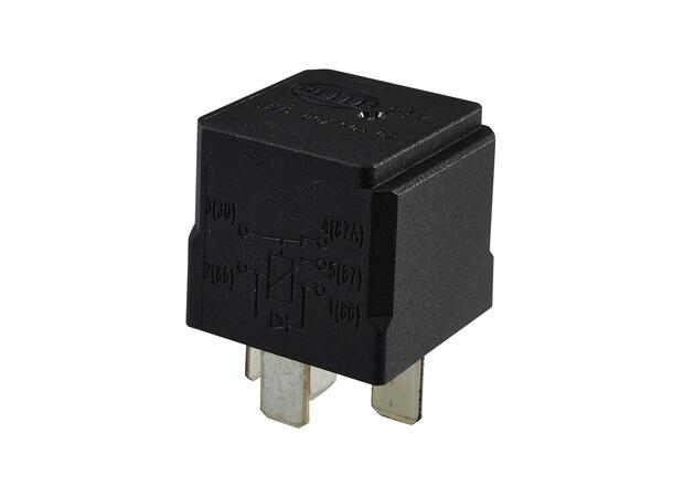 Vekselrele S2 24V 30/15A Singel pk. Hella 