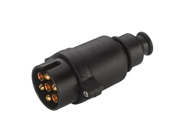 K05 Støpsel 7-pol plast Pro-Fit Hella 