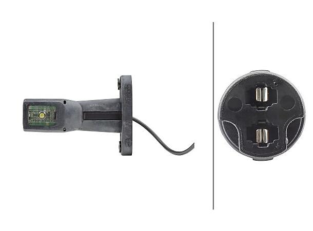 LED Gummiarm 24v 4led Kort h/v K:500mm Hella 