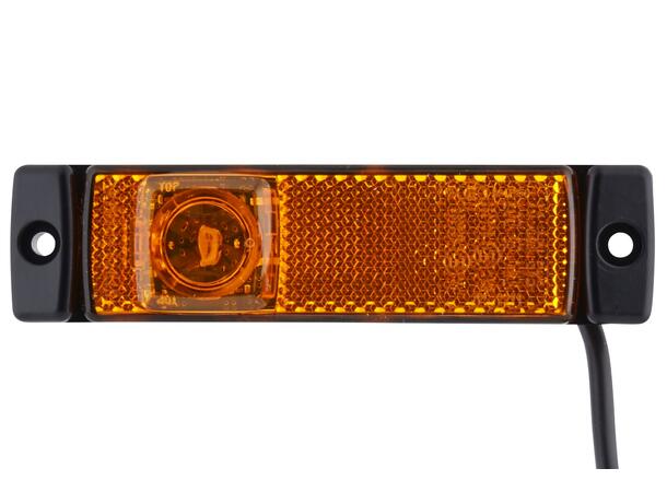 LED Markeringslykt 24V 1Led Gul 1500mm Hella 