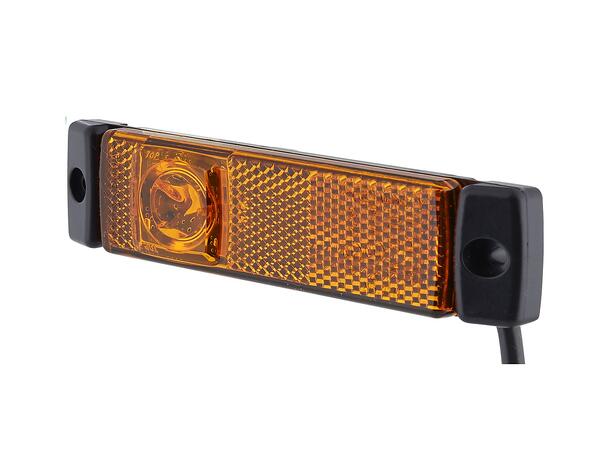 LED Markeringslykt 24V 1Led Gul 1500mm Hella 