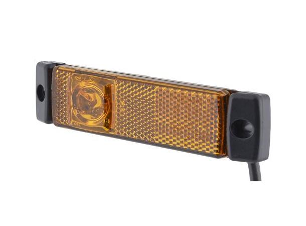 LED Markeringslykt 24V 1Led Gul 1500mm Hella 